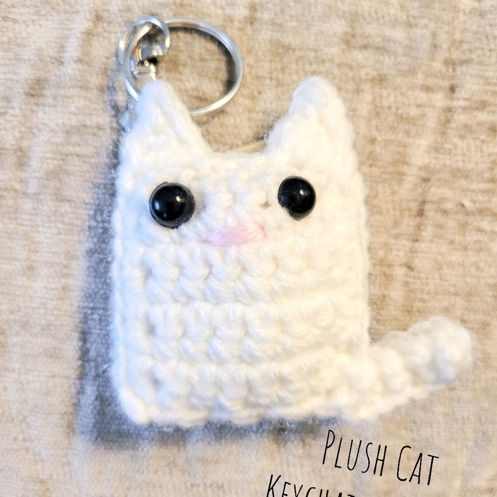 Handmade cat keychains